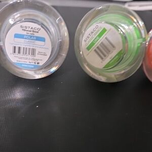 Sistaco Polar Classic Candle Jar - Clear with Blue & Green Labels